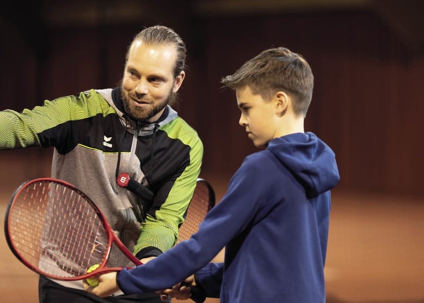 Tennisles bij Tesqua